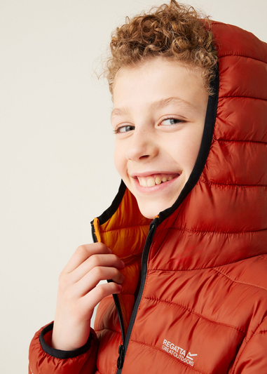 Regatta Red Ochre Fox Kids' Hooded Marizion Padded Jacket