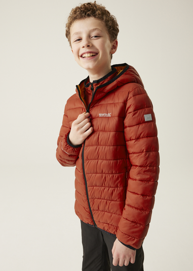 Regatta Red Ochre Fox Kids' Hooded Marizion Padded Jacket