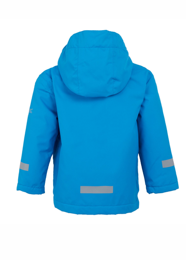 Regatta Spike The Monster Hydro Blue Kids' Animal Rainy Day Jacket