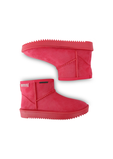 Regatta Pink Potion Kids' Risely Waterproof Fur Lined Boots