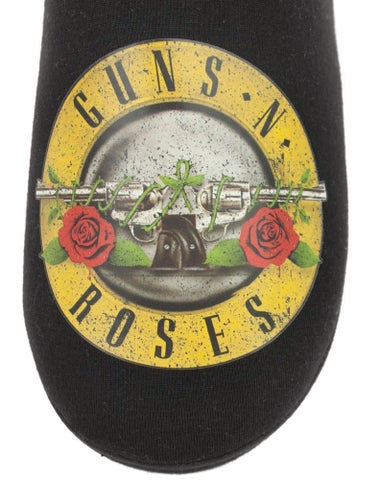 Guns N Roses Black Logo Mule Slippers