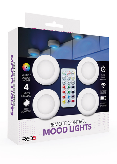 RED5 White Remote Controlled Mood Lights