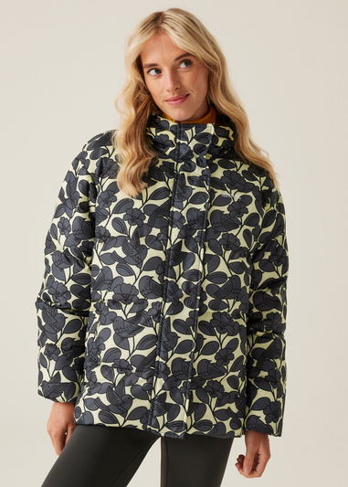 Regatta Birdy Grey Orla Kiely Oversized Quilted Jacket