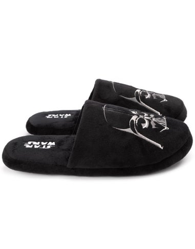 Star Wars Mens Black Darth Vader Mule Slippers