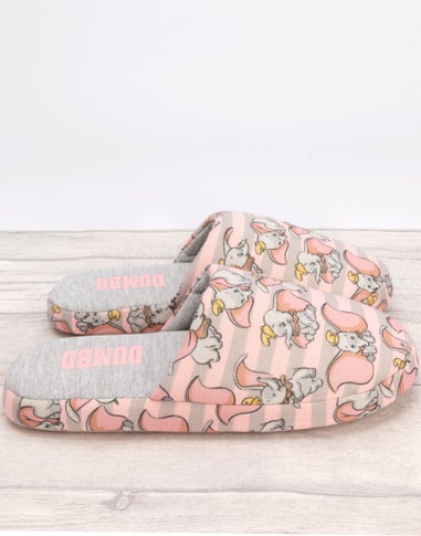 Disney Pink Dumbo Mule Slippers