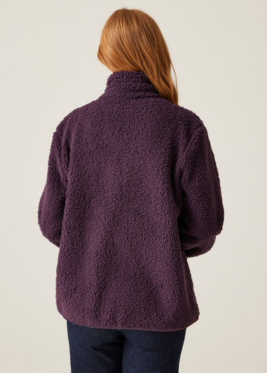 Regatta Deep Plum Ria Fluffy Full Zip Fleece