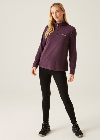 Regatta Deep Plum Sweethart Lightweight Half-Zip Fleece