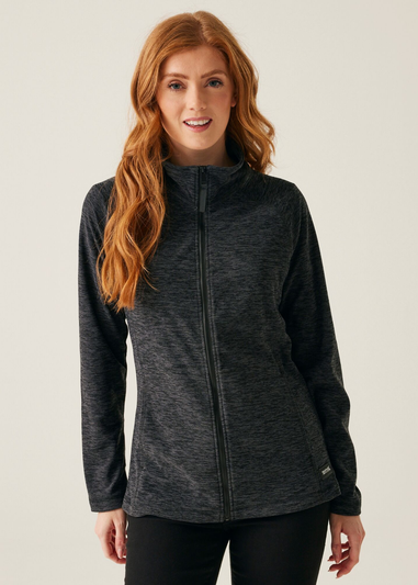 Regatta Black Marl Mayse Full Zip Fleece