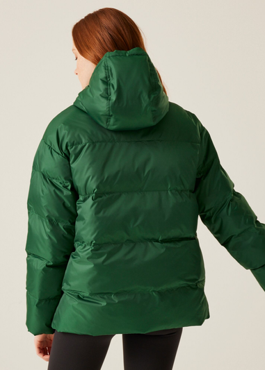 Regatta Eden Rain Cloud Emerald Orla Kiely Oversized Quilted Jacket