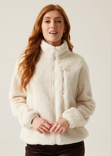 Regatta Light Vanilla Ria Fluffy Full Zip Fleece