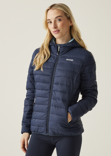 Regatta Navy Clear Sky Hooded Marizion Quilted Jacket