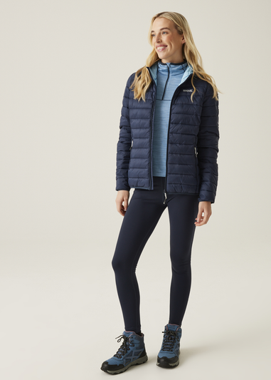 Regatta Navy Clear Sky Hooded Marizion Quilted Jacket