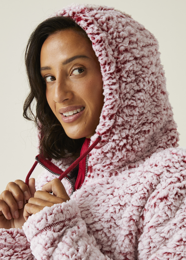 Regatta Rumba Red Zelpha Fluffy Hooded Fleece