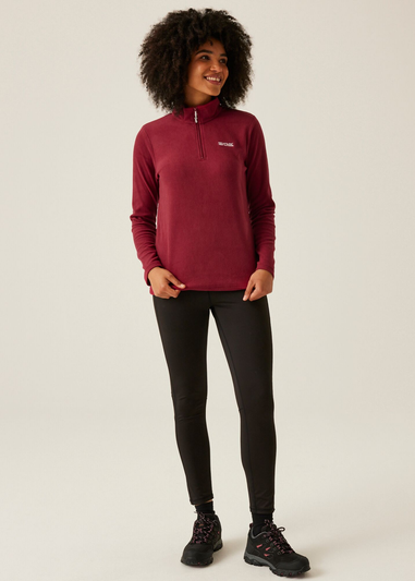 Regatta Rumba Red Sweethart Lightweight Half-Zip Fleece