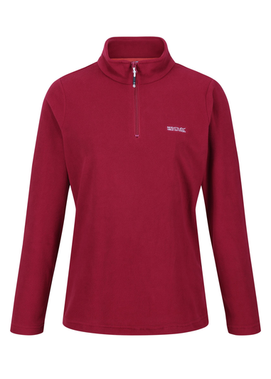 Regatta Rumba Red Sweethart Lightweight Half-Zip Fleece