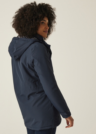 Regatta Navy Spot Print Mireya Waterproof Insulated Jacket