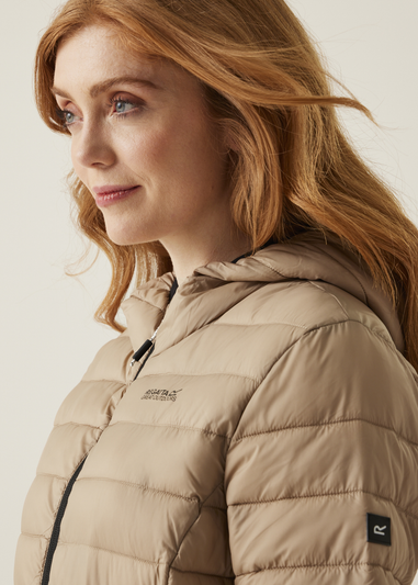 Regatta Warm Taupe Bueno Hooded Marizion Quilted Jacket