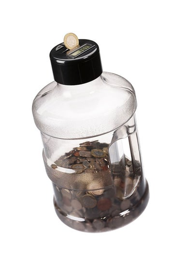 InGenious Clear Super Size Coin Counting Jar