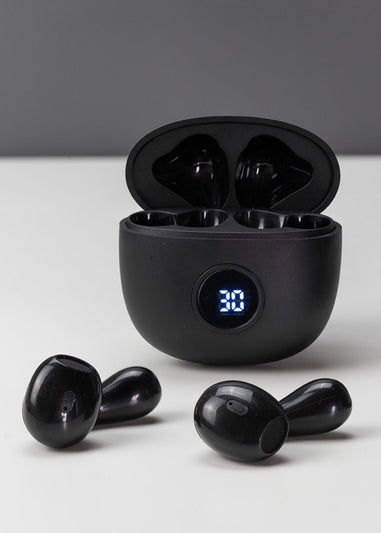 RED5 Black TWS Earphones with Charging Case