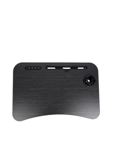 InGenious Black Folding Lap Tray with USB Ports