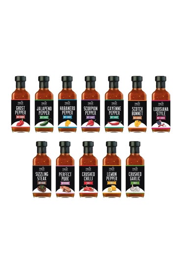 Treat Factory Multi Hot Sauce and Rubs 12 pack