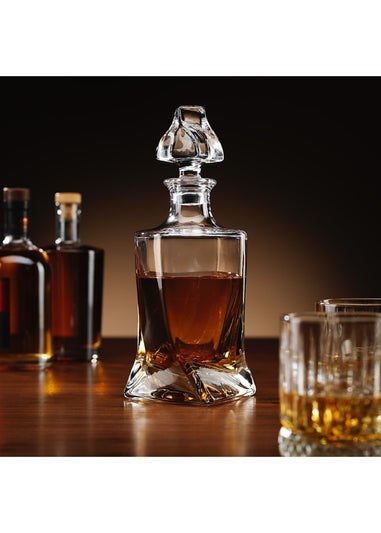 Connoisseur Creations Clear Twisted Decanter