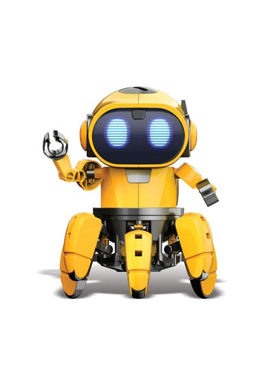 Construct & Create Yellow Tobbie the Self-Guiding AI Robot