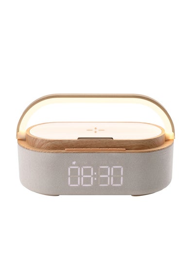 RED5 Grey Light Up Wireless Alarm Clock