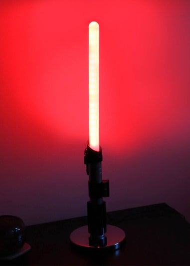 Disney Red Star Wars: Darth Vader Light Saber Desk Lamp