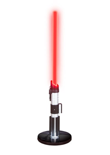 Disney Red Star Wars: Darth Vader Light Saber Desk Lamp