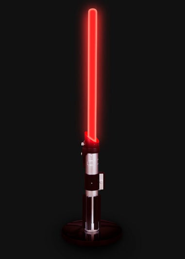 Disney Red Star Wars: Darth Vader Light Saber Desk Lamp