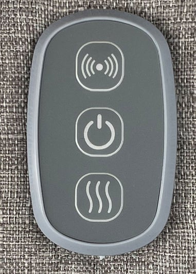 Wellbeing Grey Heated Back and Neck Massager