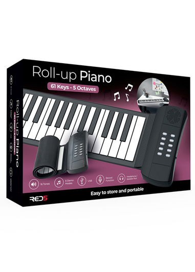 RED5 Black Roll Up Piano