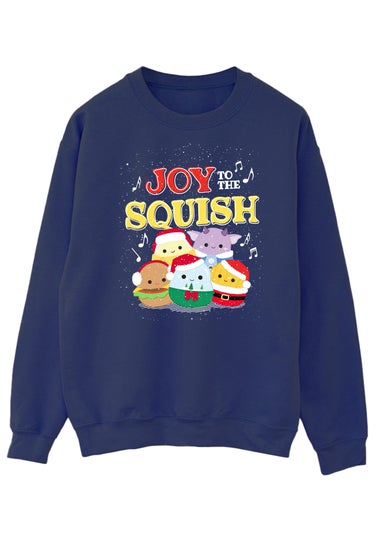 Squishmallows Navy Christmas Joy To The Squish Sweatshirt