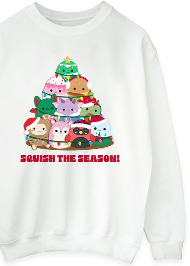 Squishmallows White Christmas Tree Sweatshirt