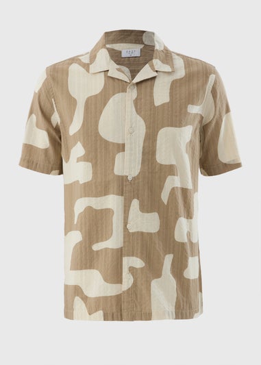 Stone Abstract Short Sleeve Shirt