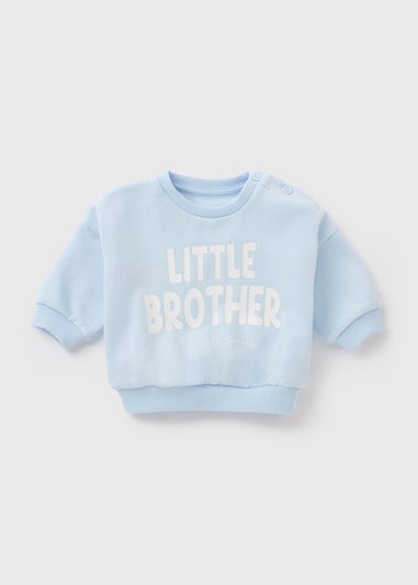 Baby Blue Little Bro Sweatshirt (Newborn-23mths)