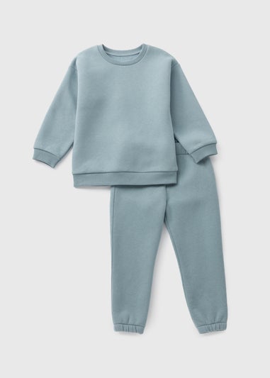 Boys Blue Sweatshirt & Jogging Bottom Set (1-7yrs)