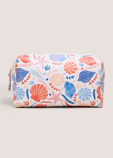 Shell Print Makeup Bag