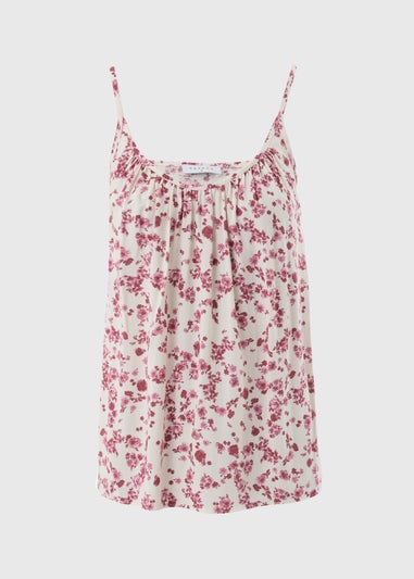 Raspberry Floral Cami Top