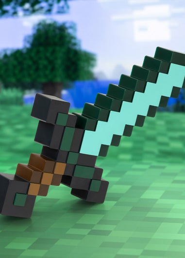 Microsoft Green Minecraft Diamond Sword Table Light