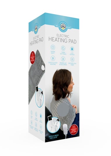 Wellbeing Grey Invigorating & Revitalising Heat Pad UK Plug