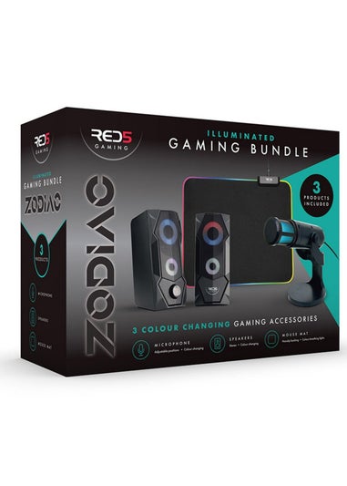 Red 5 Black Zodiac Light Up Gaming Set