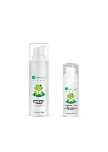 Dr Botanicals Baby Bubble Bath & Cream Kit