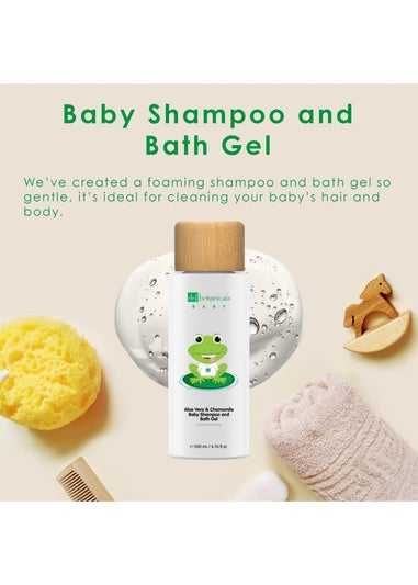 Dr Botanicals Aloe Vera & Chamomile Baby Shampoo & Bath Gel (200ml)