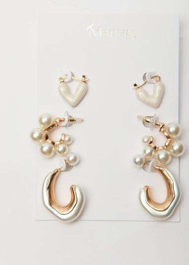 Madein Pearl Earring Set