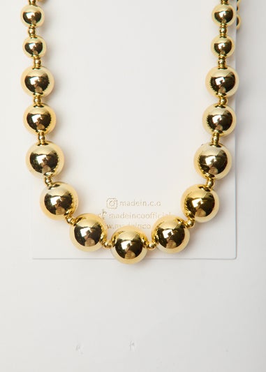 Madein Gold Pearl Necklace