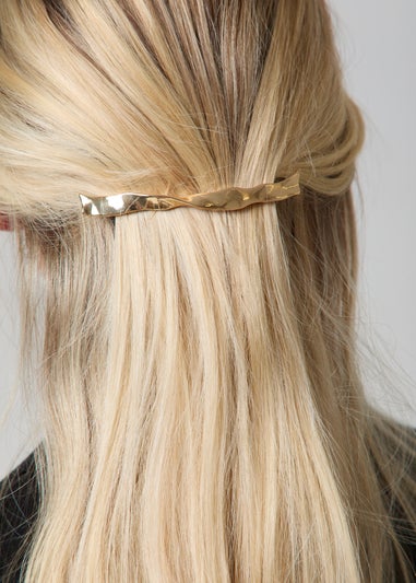 Madein Textured Gold Hair Clip