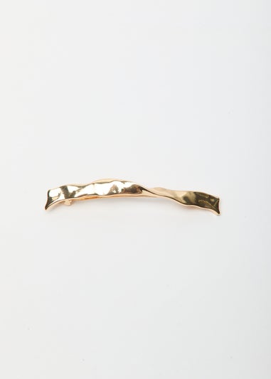 Madein Textured Gold Hair Clip