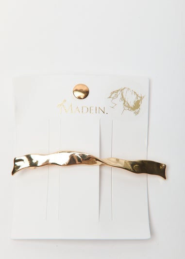 Madein Textured Gold Hair Clip